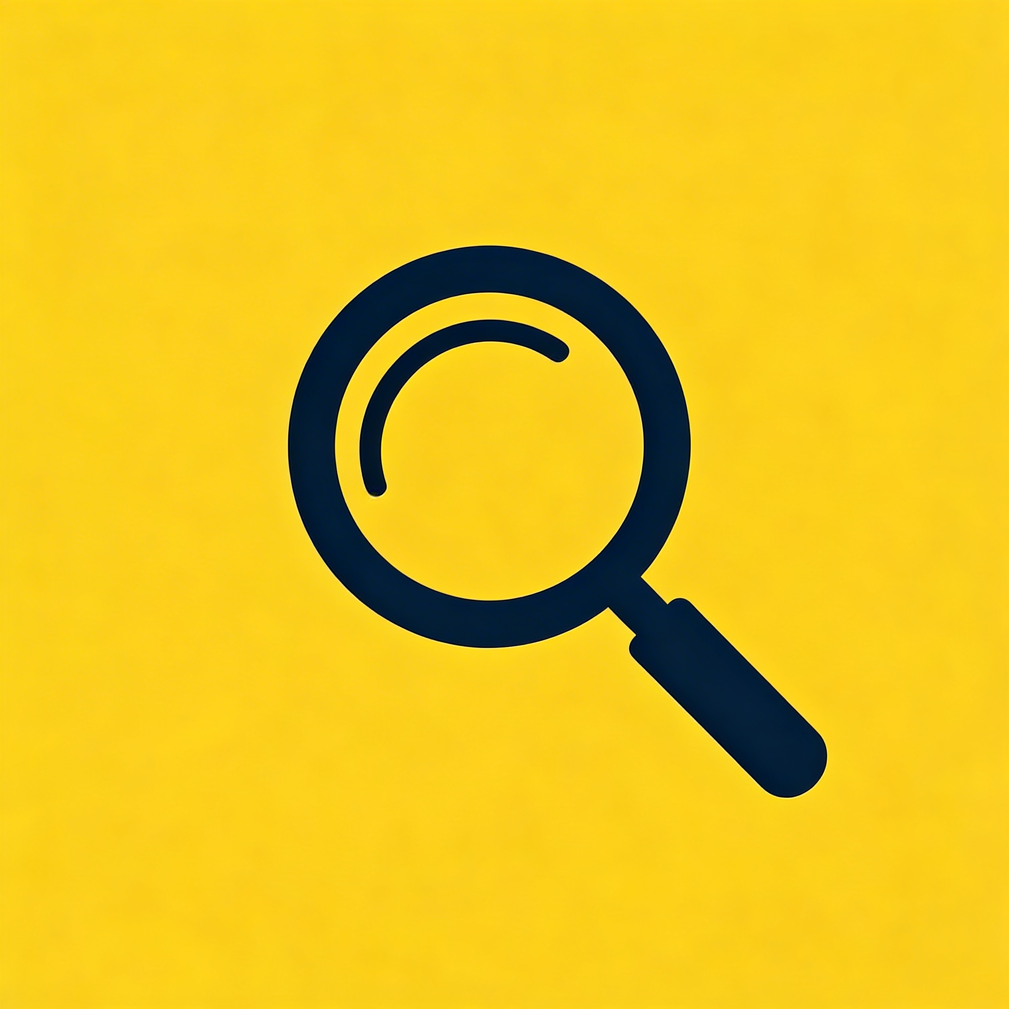 Magnifying glass icon representing the need to analyze and understand what went wrong with AppSheet